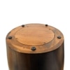 Metalsmith Side Table – Solid Wood, Walnut Finish