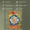 Abstract Mandala Lotus Koi Fish Canvas Wall Art 22 x 34 Inch