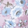 Pink floral 400 Tc Cotton Flat  Super King Size Bedsheet With 2 Pillow Cover