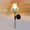 Devansh Metal Electric Wall Light in Black Colour with Multi Shade Count of 1 Light