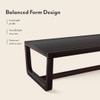 Botwin Rectangular Solid Wood Coffee Table In Mahogany Finish