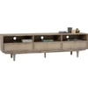 Scandinavian Forres TV Cabinet Natural Wood Finish
