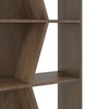 Paleo Solid Wood  Bookshelf in Danish Walnut Finish