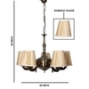 Devansh Black Wall Mounted Lamp With Beige Jute Shade