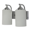 Eliante Modern Wall Lights Mild Steel & Glass Material Chrome & White Finish