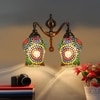 Devansh Metal Electric Wall Light in Multi Colour with Multi Shade Count of 2 Lights