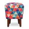 Celeste Solid Wood Ottomon in Multicolor Colour