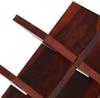 Ikiriya Sheesham Wood Accent Wine Rack in Honey Finish