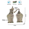 Devansh Metal Electric Wall Light in Multi Colour with Multi Shade Count of 2 Lights