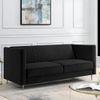 Vespa Fabric Sofa - Black