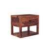 Stanfiled Solid Wood Bedside Table in Teak Finish