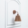 Huguenot Single Light Wall Fitting In Antique Copper Finish