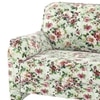 Farina Luxe 1 Seater Fabric Sofa in Clara Velvet Colour