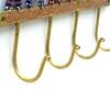 Metal Handpainted Red Elephant Key Holder with 4 Hooks