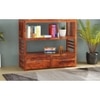 Haven Solid Wood Storage Cabinet in Teak Finish