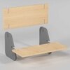 Interlockable Engineered Wood Bookshelf in Grey Colour