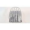 Silver Orchid Taylor Silver Single-light Crystal Wall Light