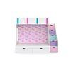Pattern Dreams Bunk Bed with Storage in White Colour BKBB017