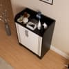Nextstep 2 Door Metal Floor Cabinet Black
