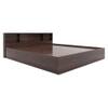 Tsukiko Engineered Wood Queen  Size Bed With Box Storage (Walnut Finish)