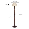 Devansh Wooden Floor Lamp