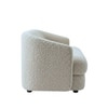 Stylishsimplicity Wood 3 Seater With Upholstery Non Storage Sofa In Beige Colour