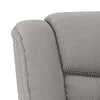 Theo Single Seater Motorized Recliner In Taupe Grey Fabric