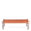 Hamilton Solid Wood Maachi Bench In Orange Canning