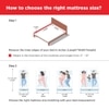 LiveIn Duropedic - Orthopedic Certified Memory Foam Mattress (75 x 60 in, 6 Inches)
