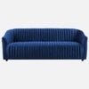 Camro Fabric Sofa (Navy Blue)