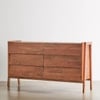 Wallace Acacia Wood Chest Of Drawers In Natural Finish
