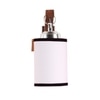 Devansh Solid Wood Electric Wall Light in Brown Colour with White Shade Count of 1 Light