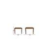 mingus solid wood  4 seater Dining table in  Provincial Teak