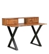 Shado Acacia Wood  Study Table in Natural Finish