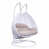 Kamryn Metal Swing in White Color - with Stand