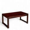 Hamstreet Sheesham Wood Contemporary Rectangle Coffee Table In Honey Finish
