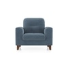 Verona Essential 1 Seater Fabric Sofa In Ocean Weave