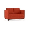 Florence Premium 2 Seater Fabric Sofa in Lava Colour