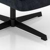 Marson Swivel Lounge Chair in Indigo Blue Colour