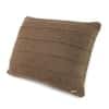 Cairo Toasted Coconut Cotton Knitted Decorative Cushion Cover 16 x 16 Inches