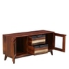 Abigail Solid Wood Free Standing TV Unit in Dual Tone Finish
