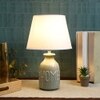 HOME Table Lamp Grey Sleek Contemporary Design