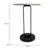 De Metal Side Table in Black Colour