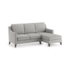 Abbey Sectional Sofa (Colour : Vapour Grey, Cushion : Hard, Seater : Right Aligned 2 Seater + Right Aligned Chaise)