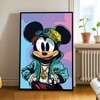 The Castle Decor Luxury Cartoon Street Style Wall Art Framed Painting 20x30 Inch