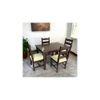 Oakmont Sheesham Wood Accent 4 Seater Dining Table Set