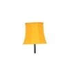 Maisie Yellow Cotton Shade with Iron Floor lamp