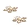 Laxmi Ganesh Urli Set Of 2 In Gold Colour