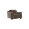 Esquel Essential 1 Seater Fabric Sofa in Daschund Brown Colour