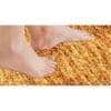 Jazmine Gold Solid Natural Fiber 24x16 inches Anti-Skid Bath Mat